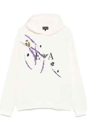 Emporio Armani Logo-embroidered hoodie
