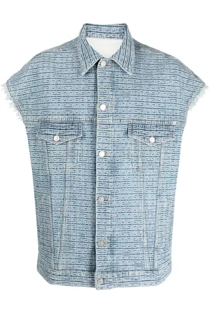 Givenchy 4G-pattern denim gilet