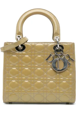 Dior 2013 Medium Patent Cannage Lady Dior satchel