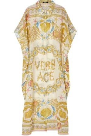 VERSACE Underwater Barocco cover-up dress