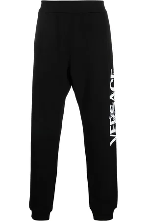 VERSACE Logo-embroidered track pants