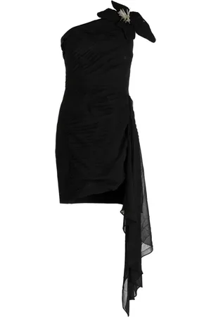 PATBO Flower-applique mini dress