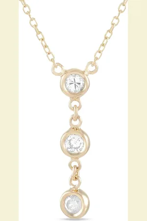 LB Exclusive 14K gold diamonds necklace