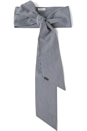 Brunello Cucinelli Monili-chain poplin foulard
