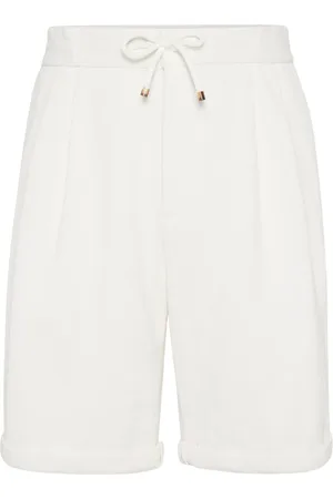 Brunello Cucinelli Drawstring-waist bermuda shorts