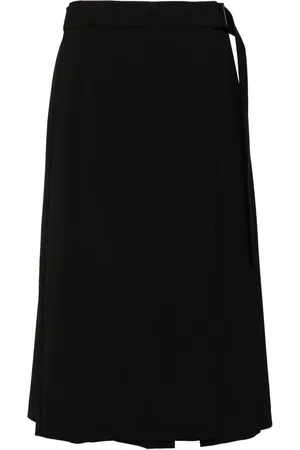 JUUN.J Pleated wrap skirt shorts