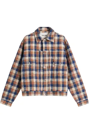 Story Check-print shirt jacket