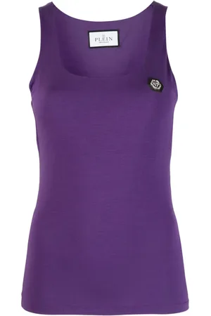 Philipp Plein Logo-patch tank top
