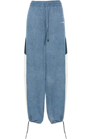 AMIRI Drawstring chambray track pants