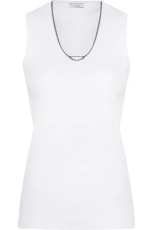 Brunello Cucinelli Monili-chain tank top