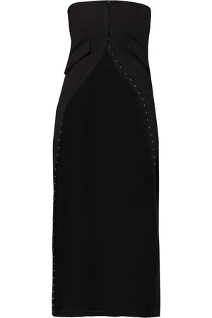 DION LEE High-low corset top