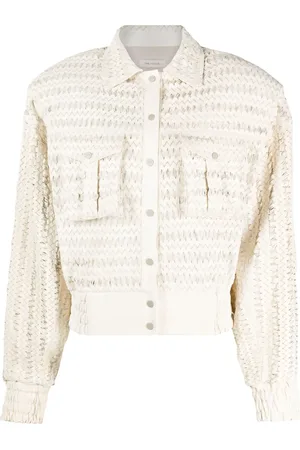The Mannei Nice leather bomber jacket