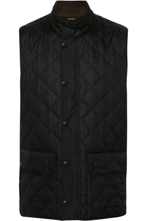 Barbour Diamond-quilted logo-embroidered gilet