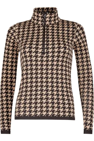 newland Houndstooth ski sweatshirt