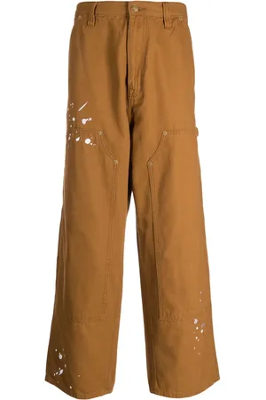 Izzue Paint-splatter straight trousers