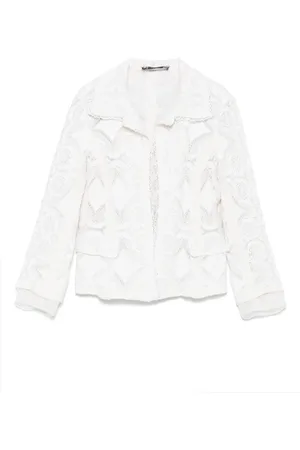 Dolce & Gabbana 2000s corded-lace jacket