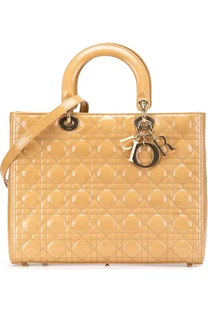 Dior 2011 Large Patent Cannage Lady Dior satchel
