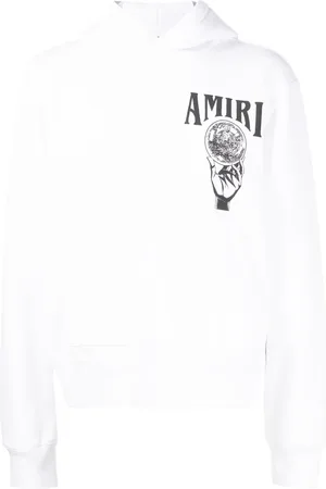 AMIRI Logo-print cotton hoodie