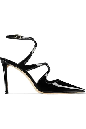 Jimmy Choo Azia 95mm patent-finish leather pumps