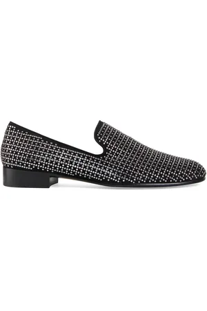 Giuseppe Zanotti Lewis crystal embellished loafers