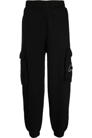 Izzue Logo-appliqu?? cargo straight-leg trousers