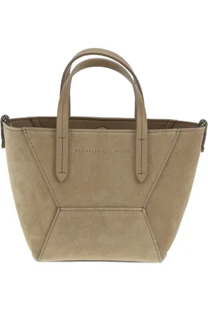 Brunello Cucinelli Suede shoulder bag