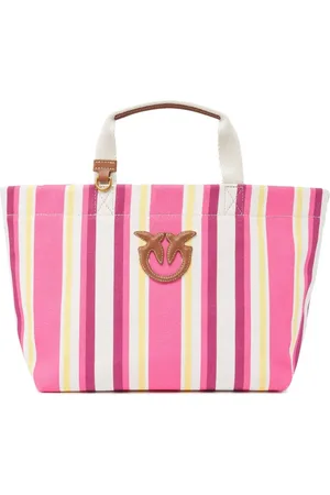 Pinko Striped tote bag