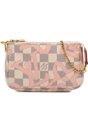 LOUIS VUITTON 2017 Damier Azur Tahitienne Mini Pochette Accessories handbag