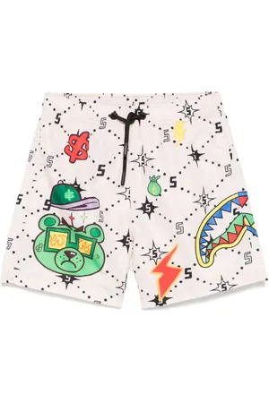 Sprayground Money Bear Cut Sew swim shorts