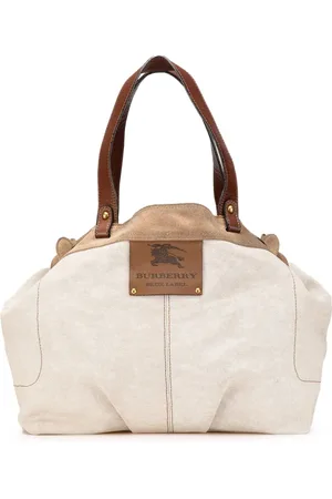 Burberry 2023-2025 Denim Logo tote bag
