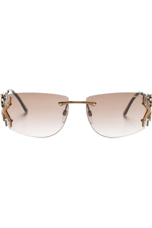 Cazal 9019 wraparound-frame sunglasses