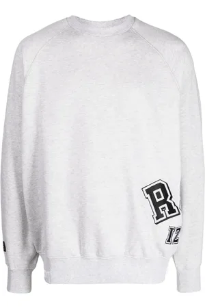 Izzue Logo-print m??lange-effect sweatshirt