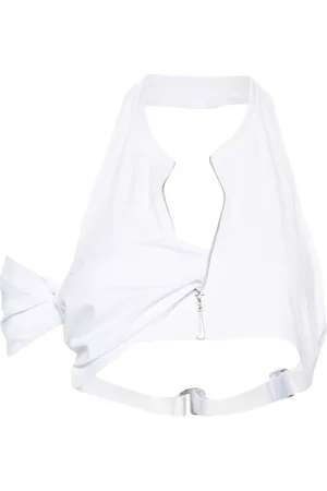 Nike X Jacquemus asymmetric crop top
