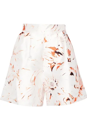 Saiid Kobeisy Printed flared shorts