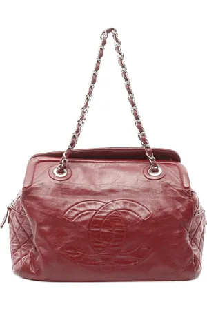 CHANEL 2009-2010 CC Lambskin Timeless Frame tote bag