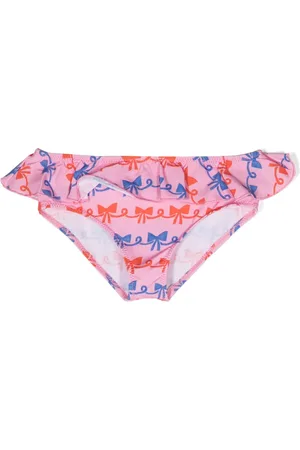 Bobo Choses Ribbon Bow ruffled bikini bottoms