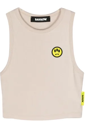 BARROW Rubberised-logo tank top