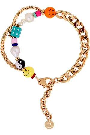Martha Calvo Charm-embellished chain-link bracelet
