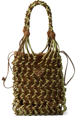 Prada Small macramé tote bag