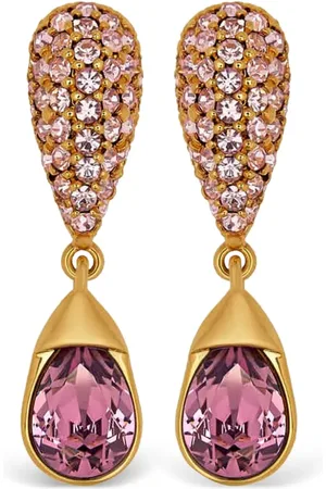Oscar de la Renta Pavé Drop earrings