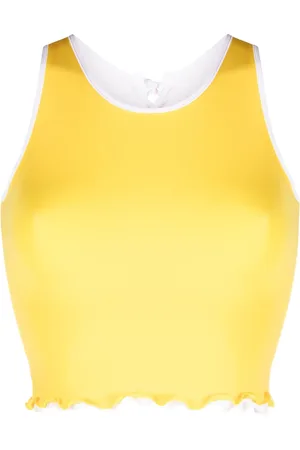 Sherris Lettuce-trim tank top