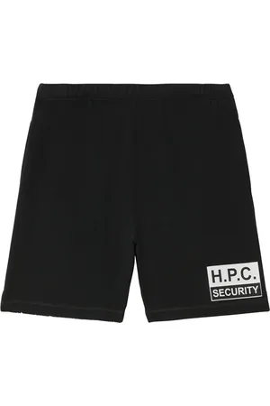 Heron Preston Security cotton track shorts