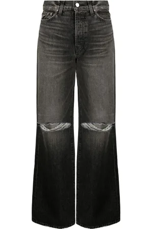 AMIRI Distressed wide-leg jeans