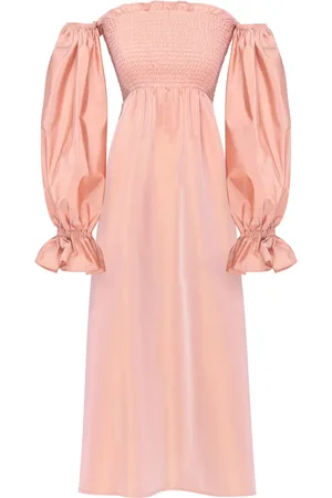 Sleeper Atlanta off-shoulder midi dress