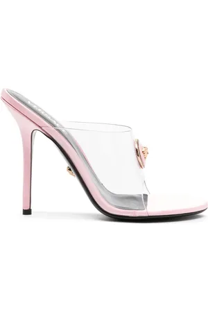 VERSACE 120mm Alia satin sandals