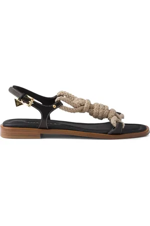 Prada Knotted rope-detail sandals