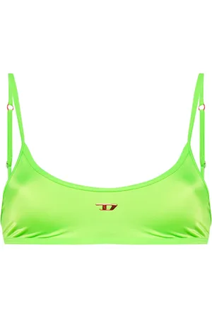 Diesel Nala logo-appliqué bikini top