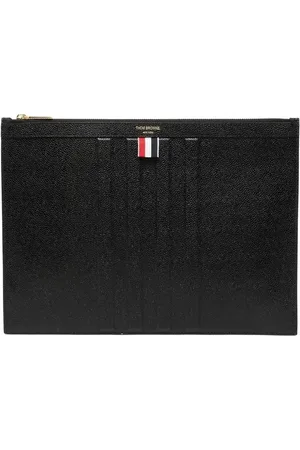 Thom Browne 4-Bar stripe pebbled case