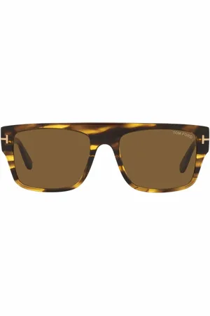 Tom Ford Tortoiseshell-effect square-frame sunglasses