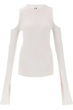 Rick Owens Ribbed wool cut-out jumper